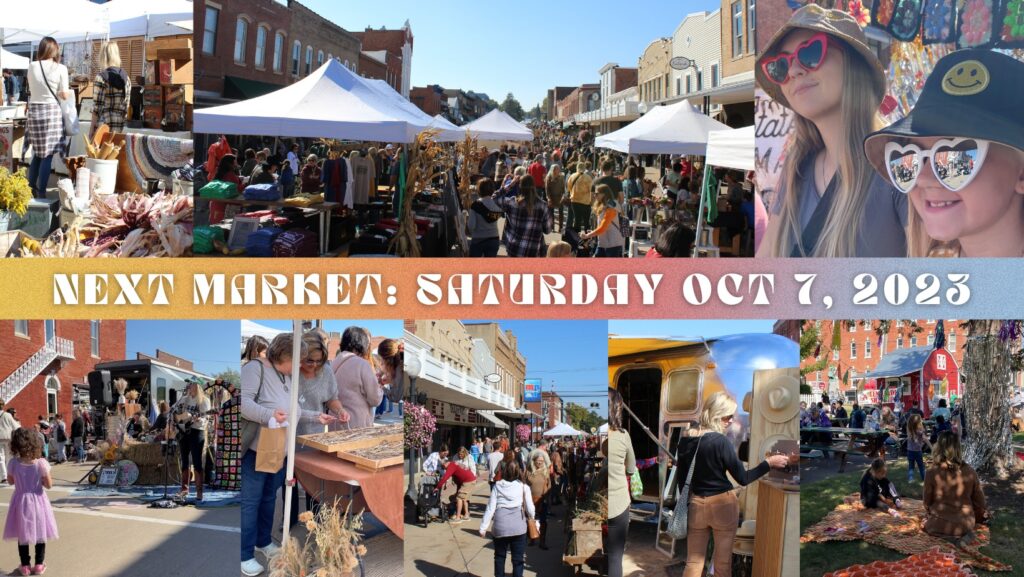 State Street Market 2023 Geneseo, IL October 7, 2023 Collage of pictures from 2022