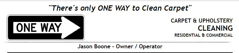 One Way Carpet & Upholstery Cleaning